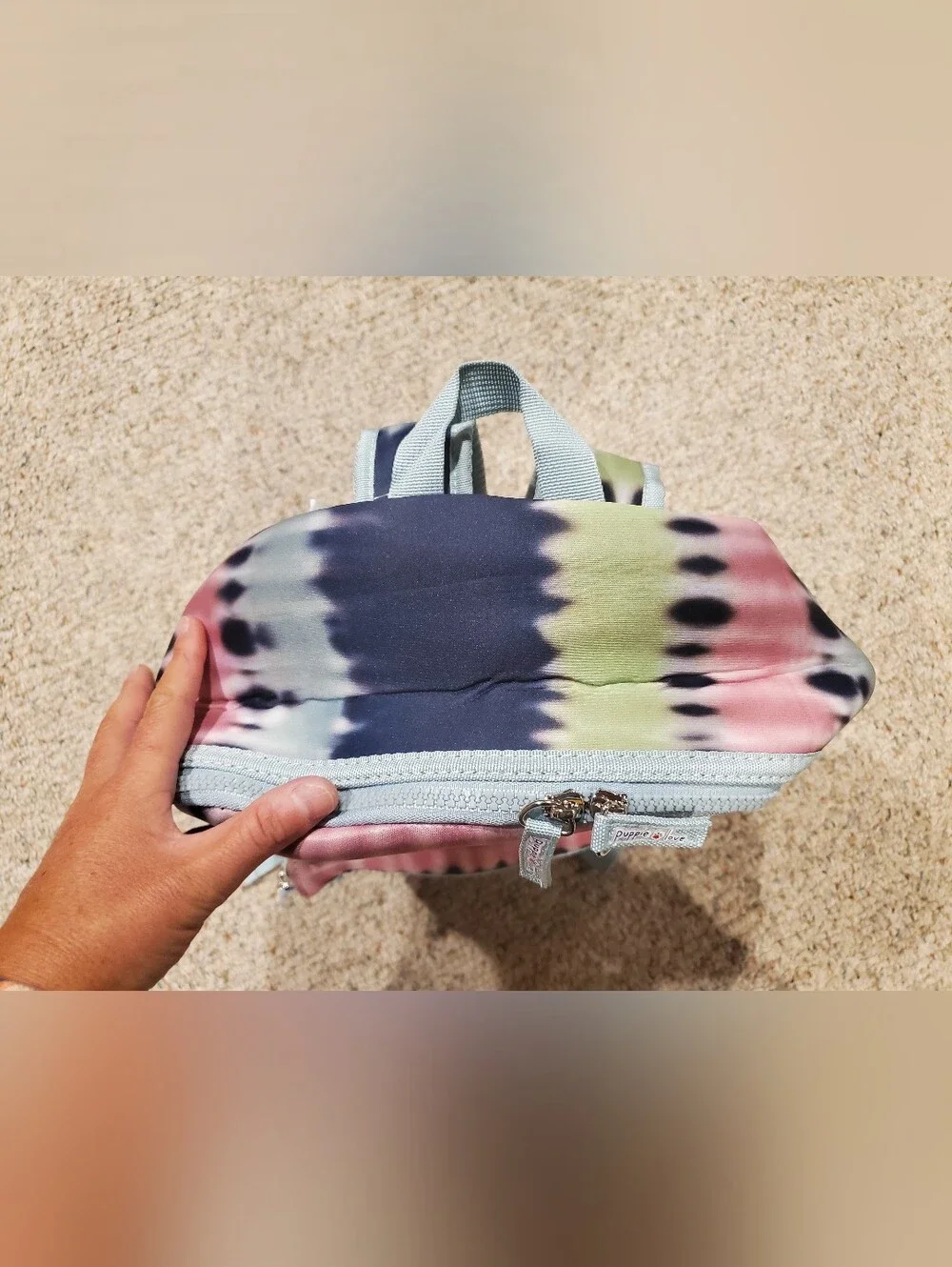 NWOT Puppie Love Tie Dye Backpack